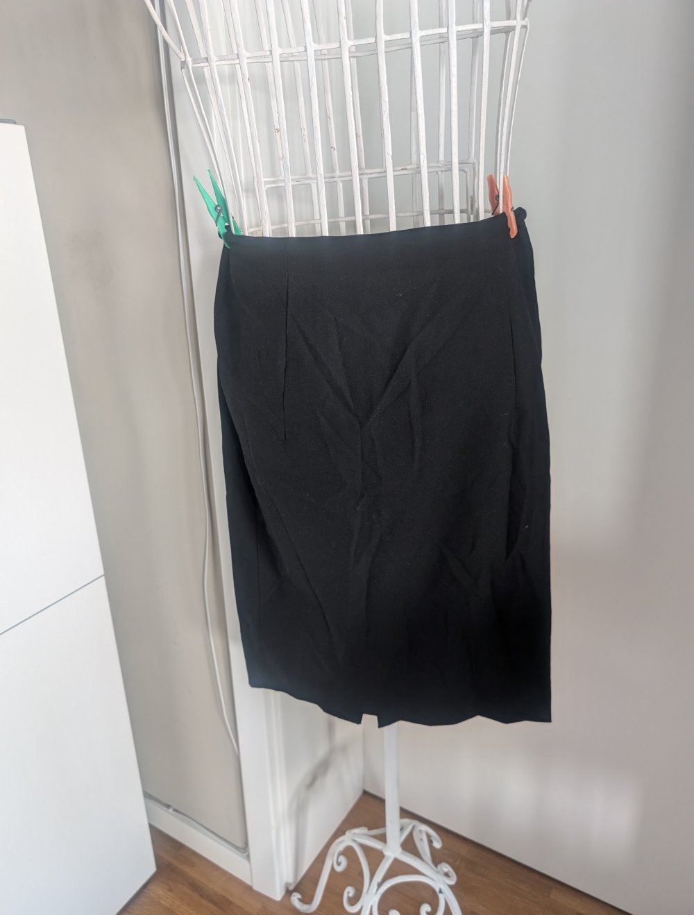 schwarzer Bleistift-Rock 40 Zara