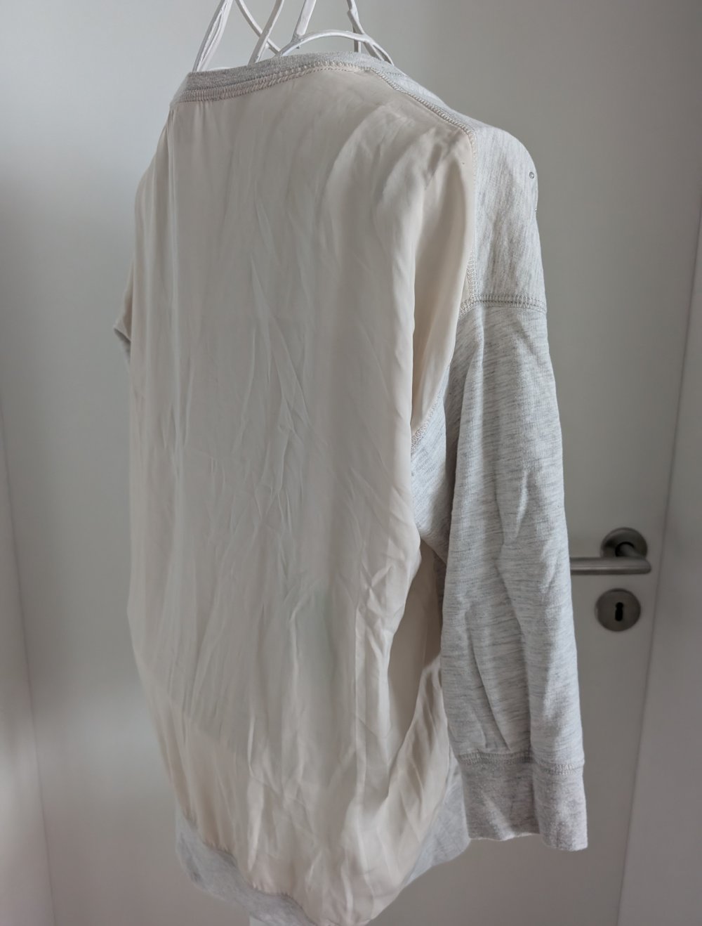 Materialmix Glitzer-Longsleeve Saint Tropez M