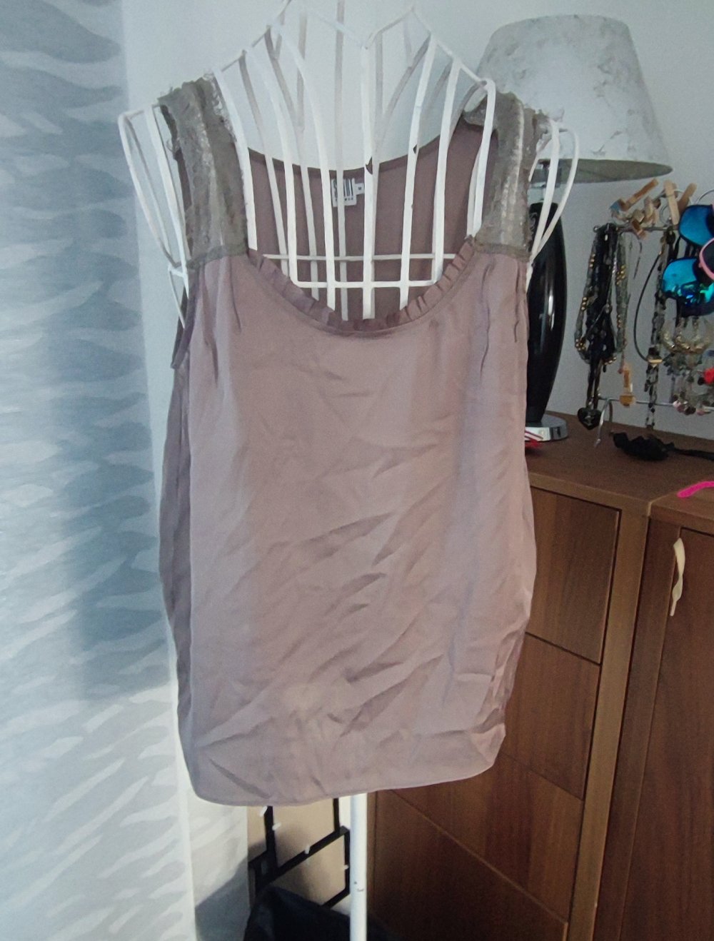 Satin Top M Saint Tropez