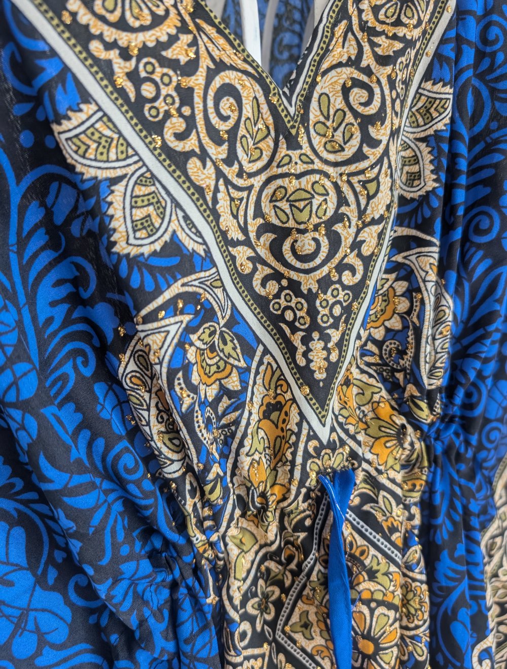 blau goldene neue Tunika