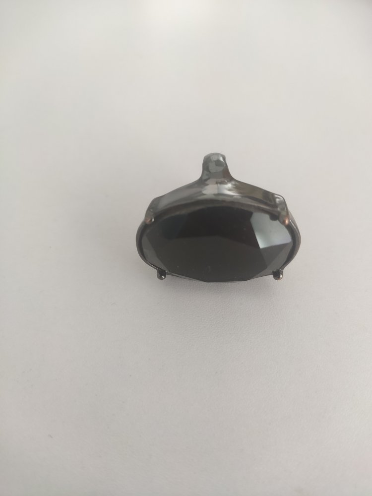 Modeschmuck Ring gunmetal 