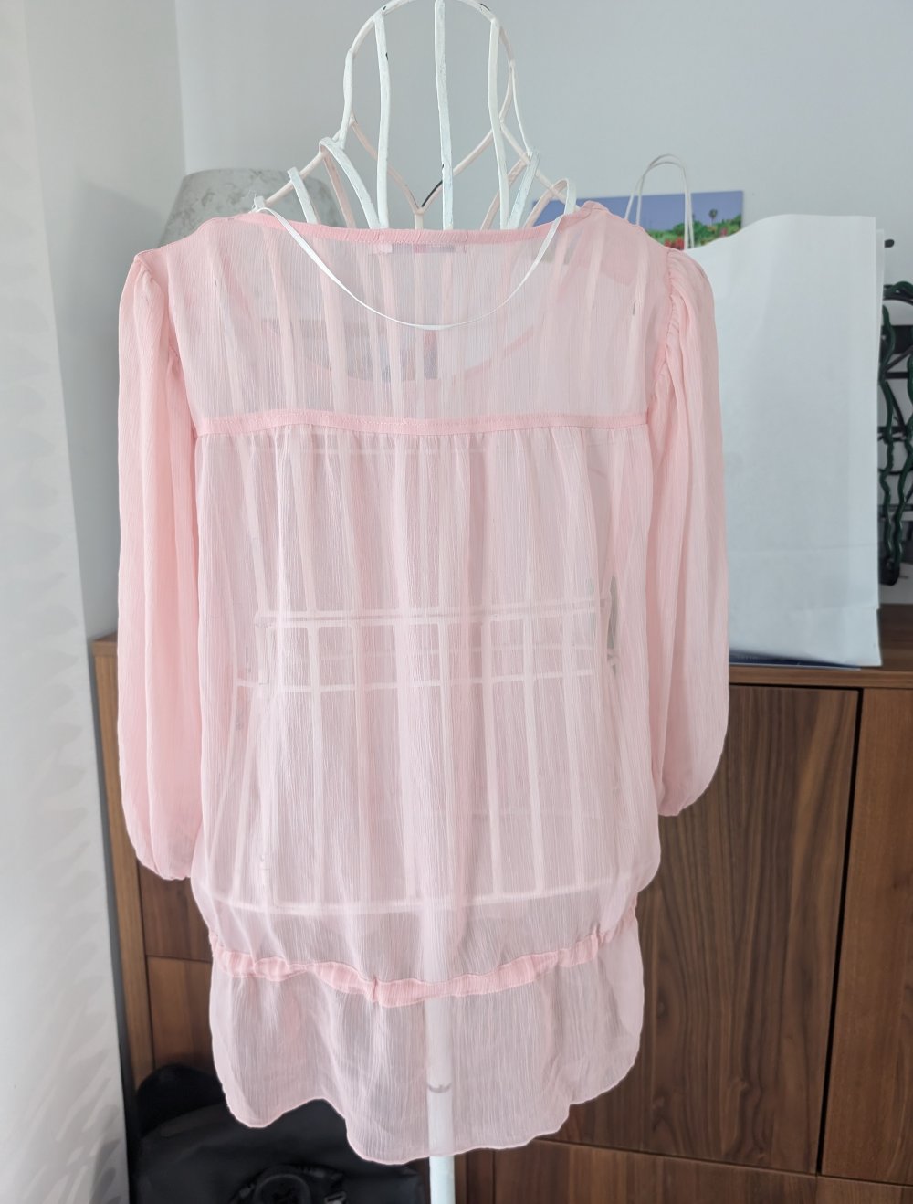 helle transparente Bluse Only 38