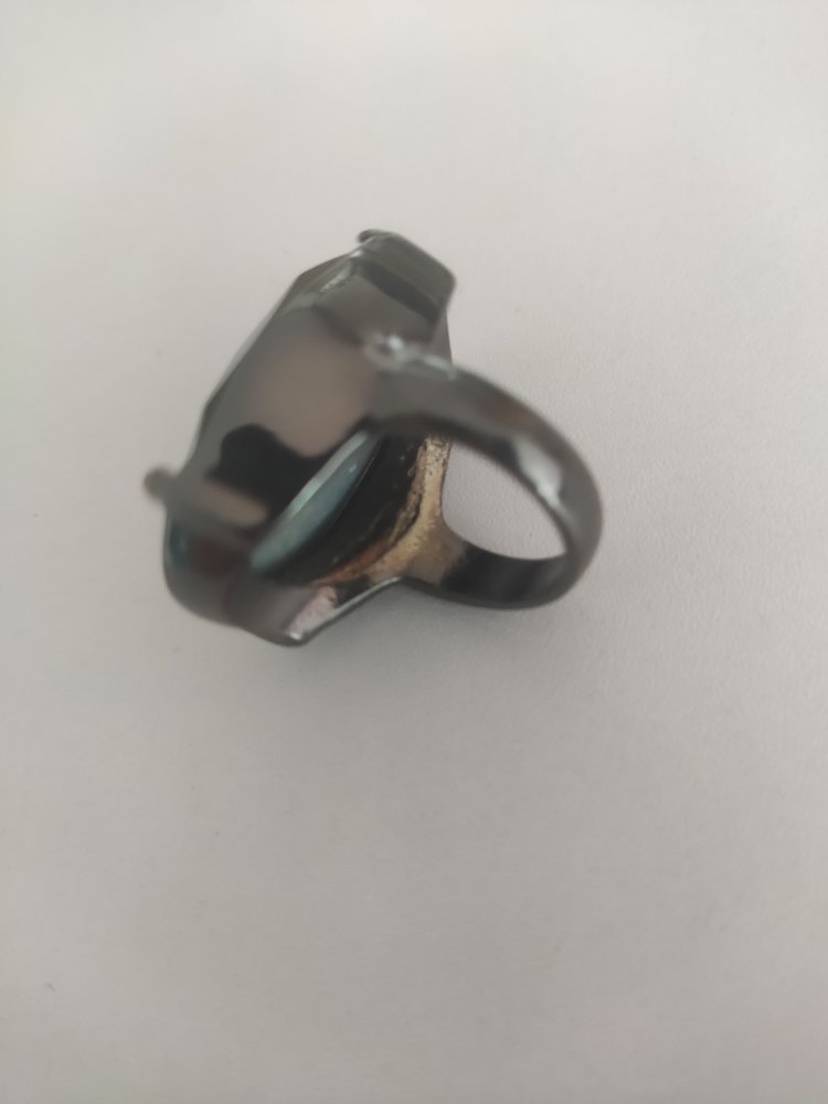 Modeschmuck Ring gunmetal 