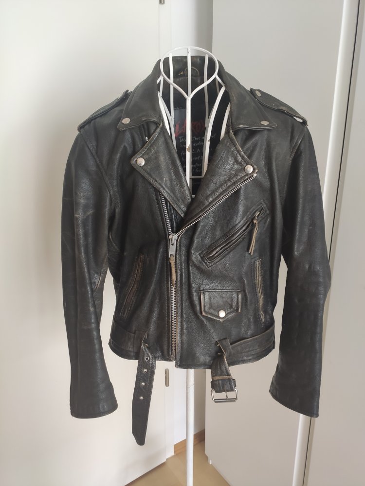 Echtlederjacke Herren 44 Unikat Designerstück 