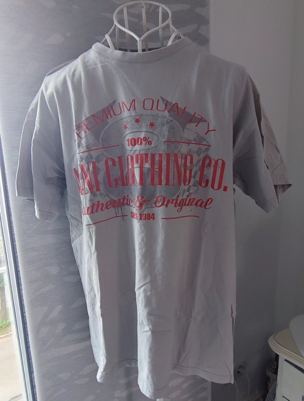 B&C Herrenshirt XL grau