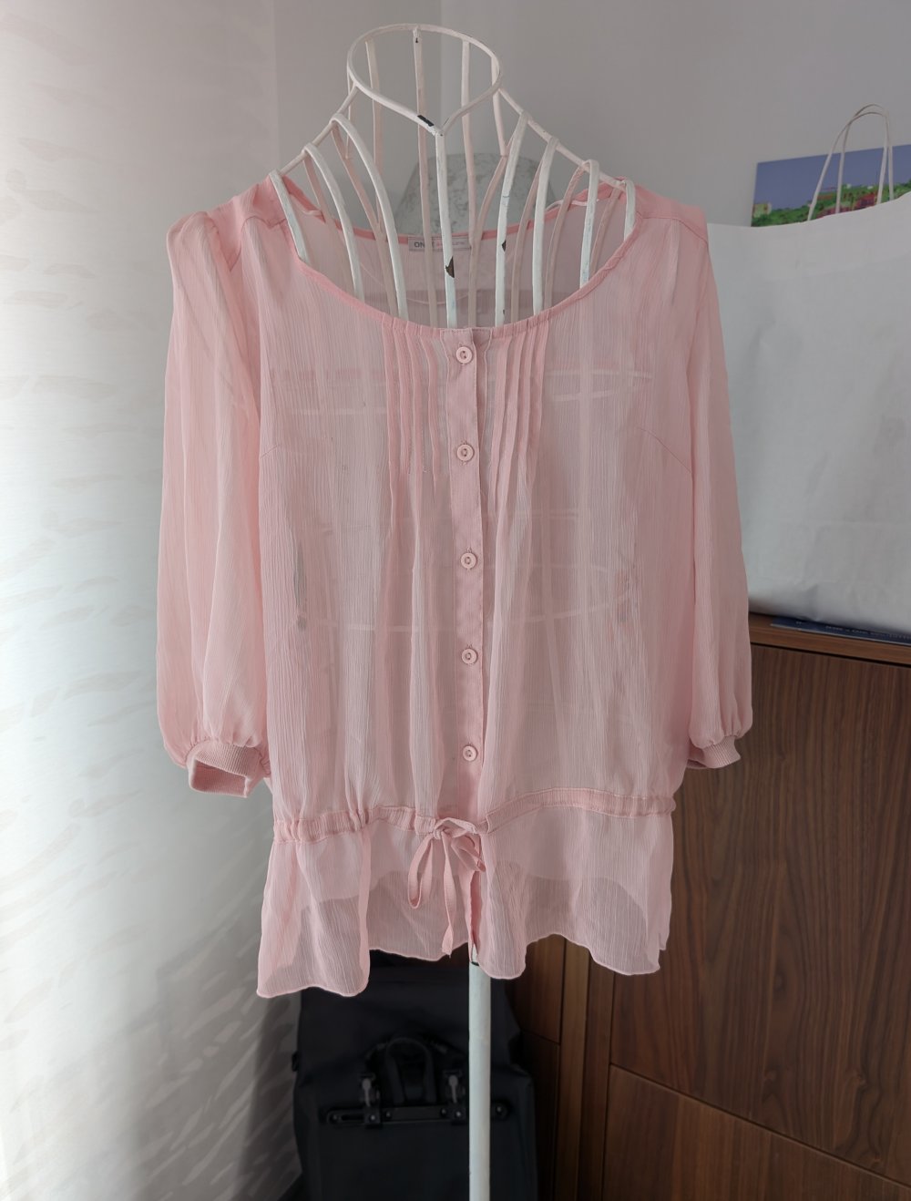 helle transparente Bluse Only 38