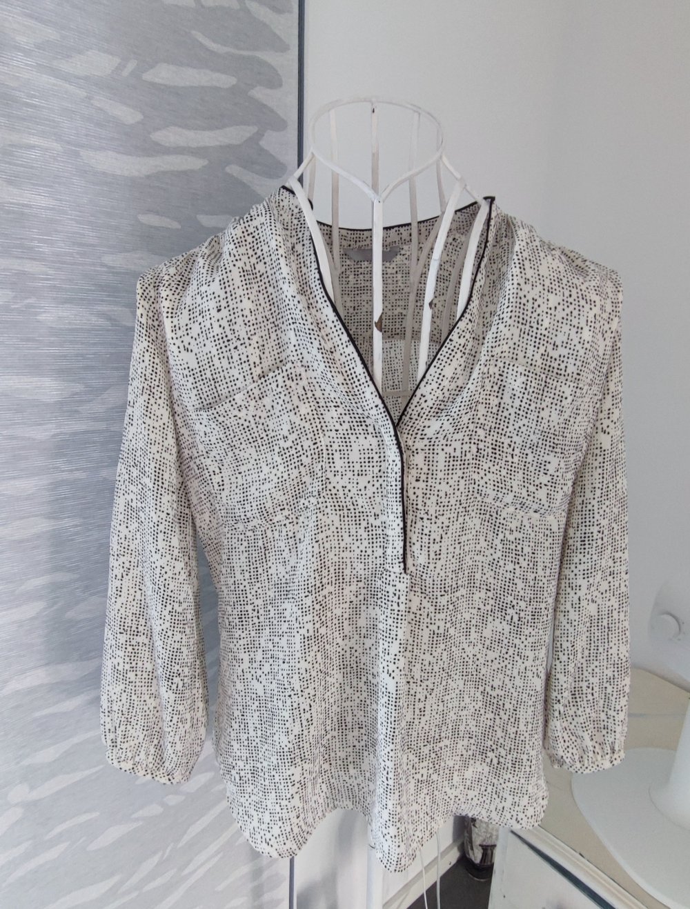 H&M Pünktchen Bluse 38