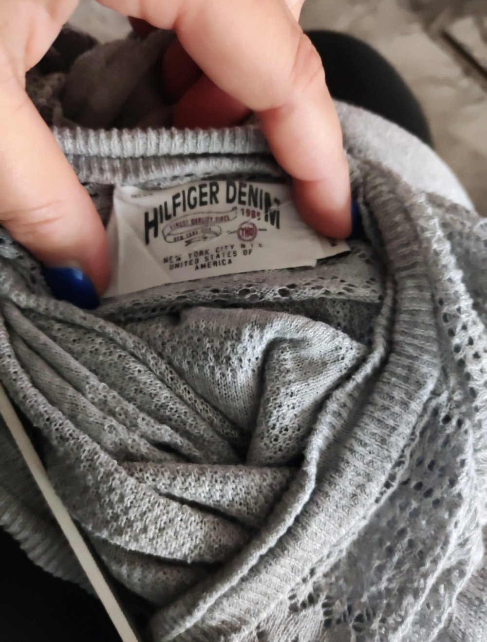 Hilfiger Denim Longsleeve Medium grau