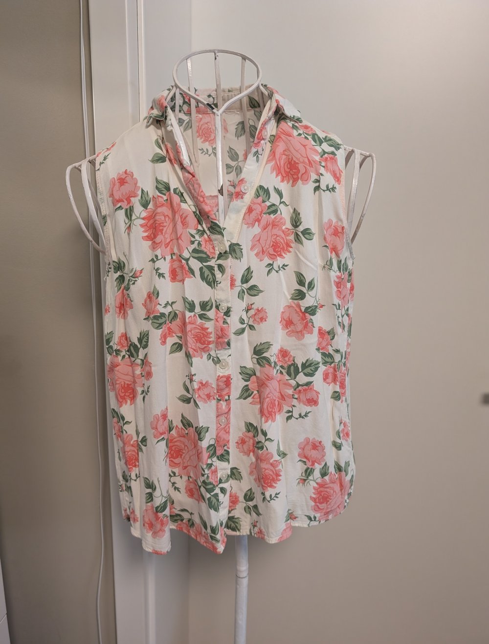 helle florales Sommerbluse S