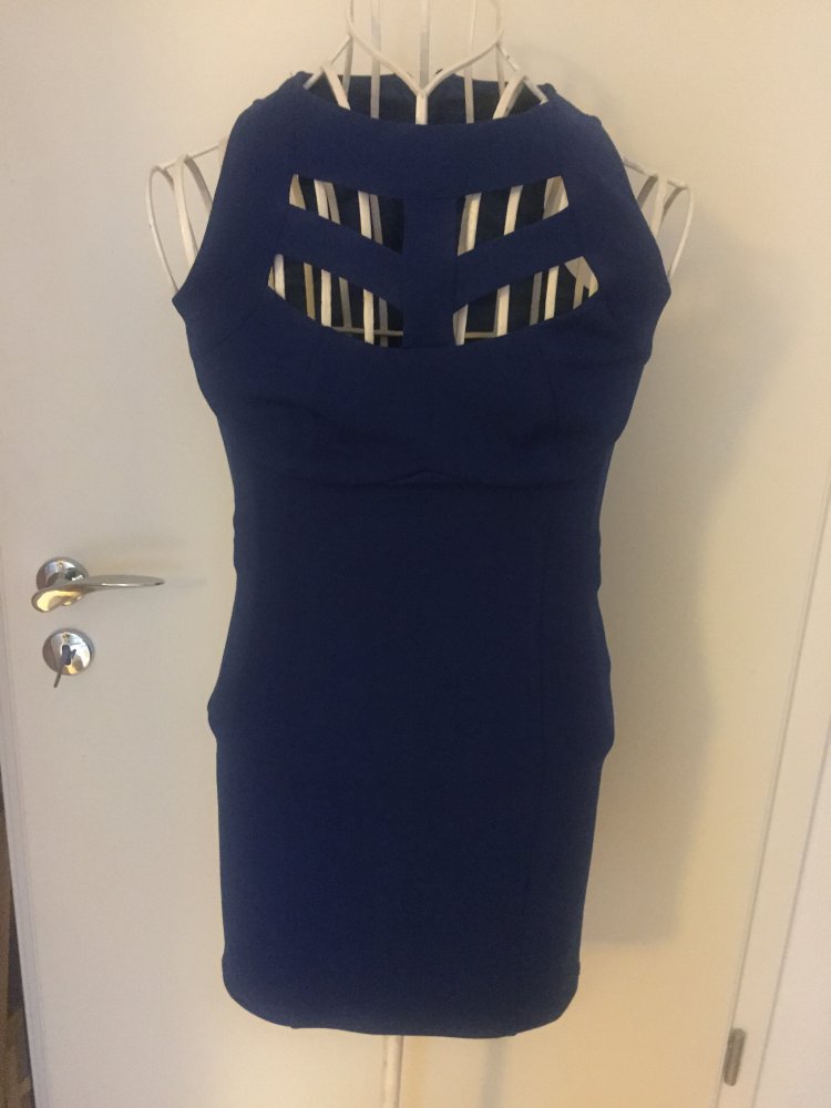 Blaues Cocktailkleid 
