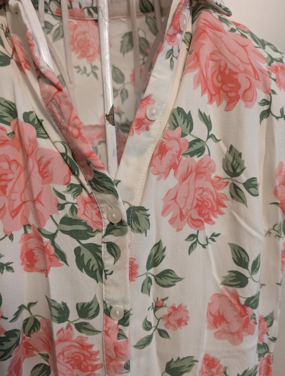 helle florales Sommerbluse S