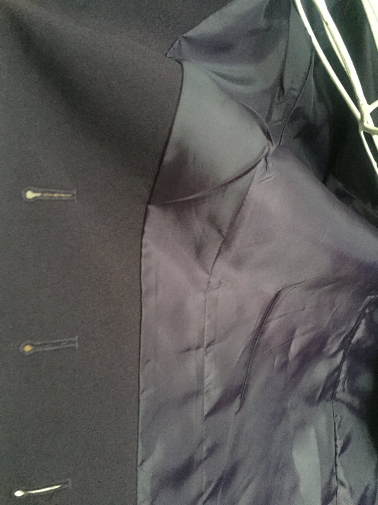 Dunkelblauer Hosenanzug 42