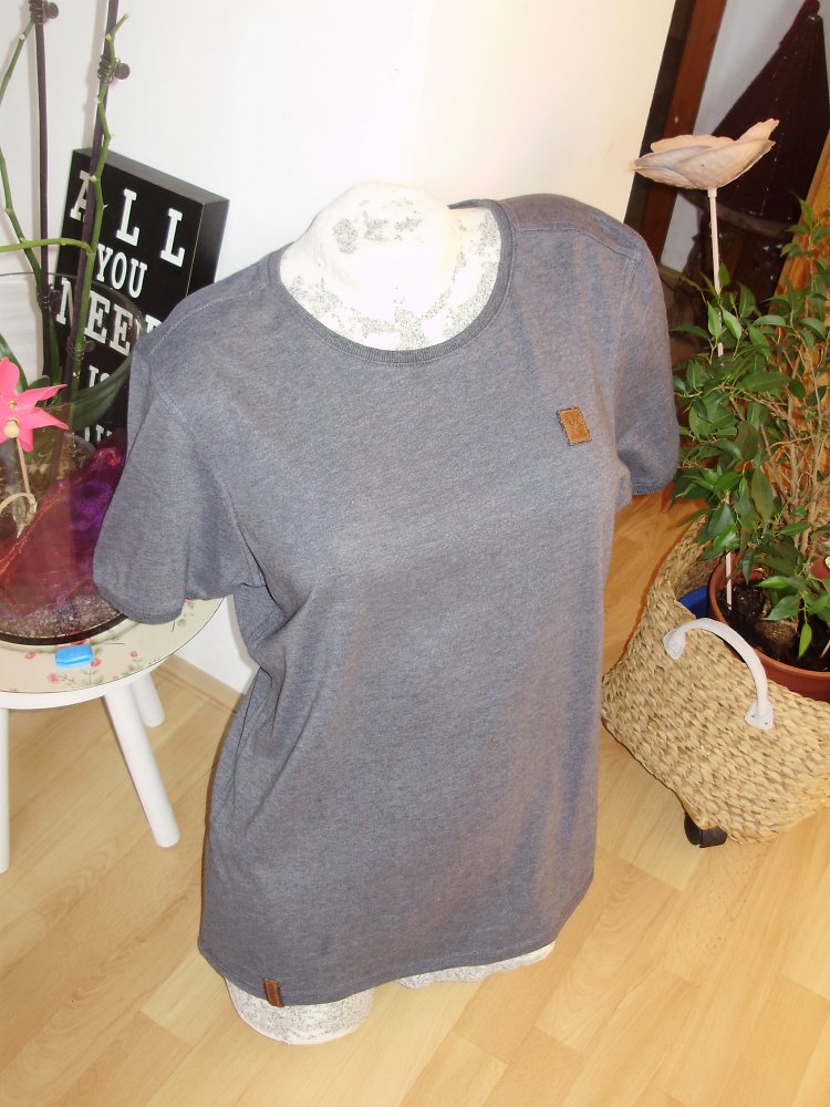 Naketano Shirt blau grau Gr L