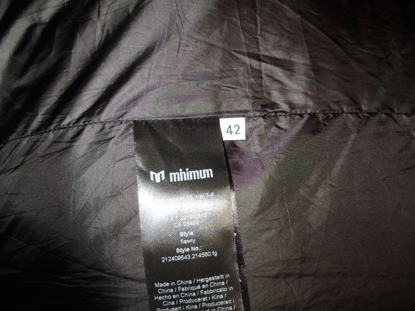 Minimum Daunen Mantel braun flawly Gr 42