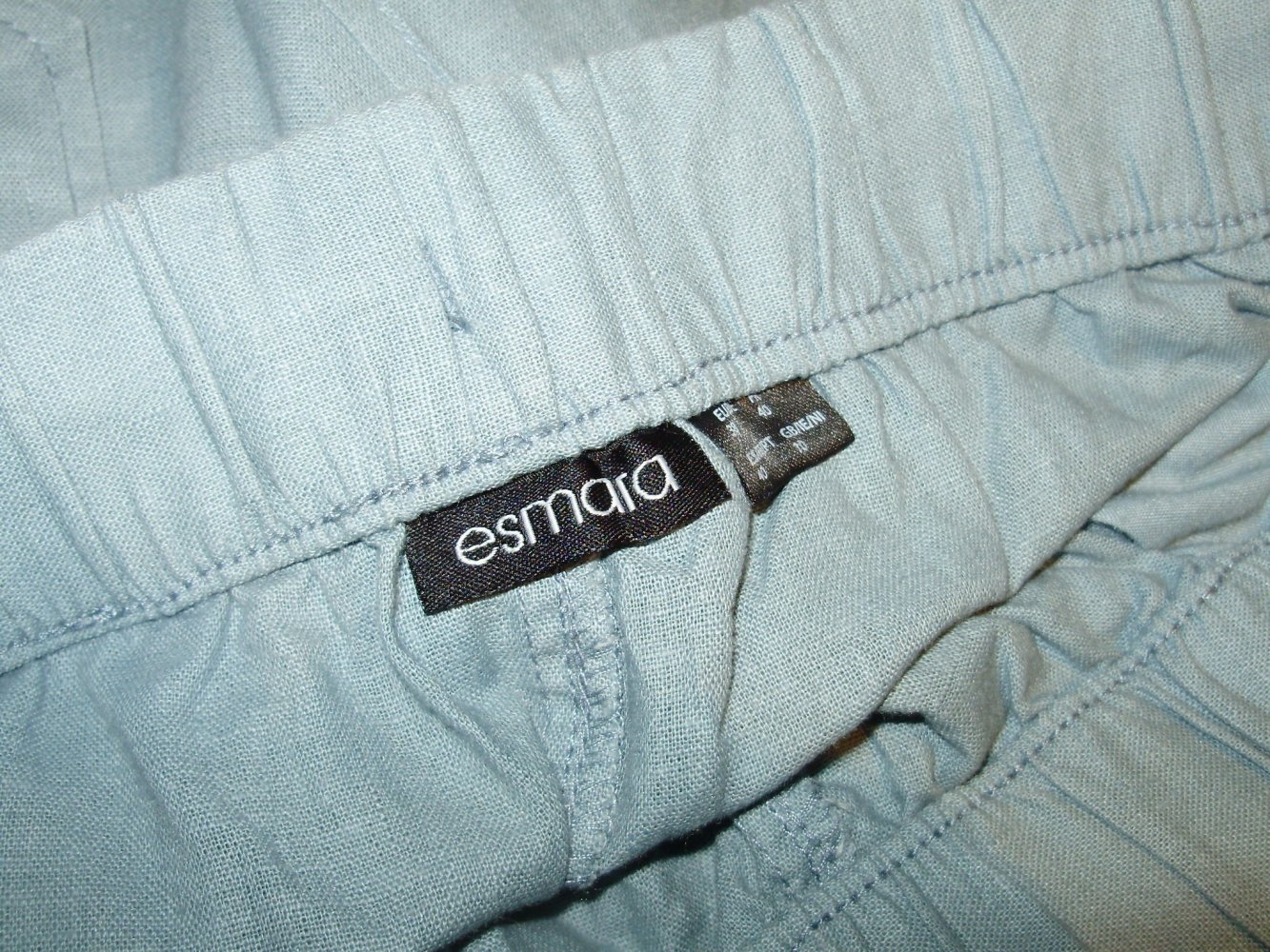 Esmara Rock salbei Leinen / Baumwolle 38