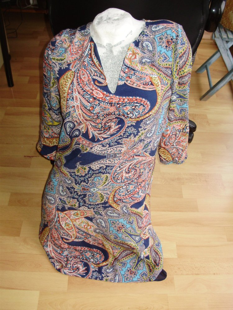 Esprit Kleid bunt gefüttert gerader Schnitt 36