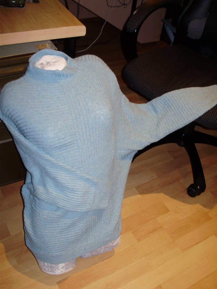 Tom Tailor Pullover hell türkis Baumwolle/ Wolle Gr L