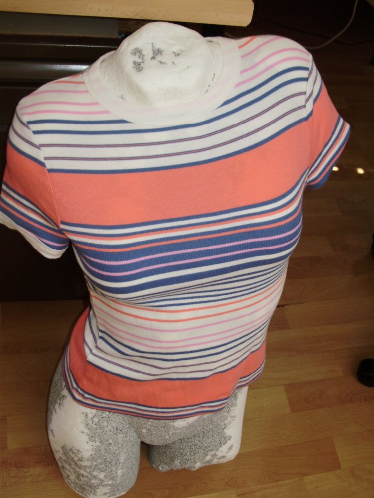 Manguun Shirt Stretch Strick Streifen S