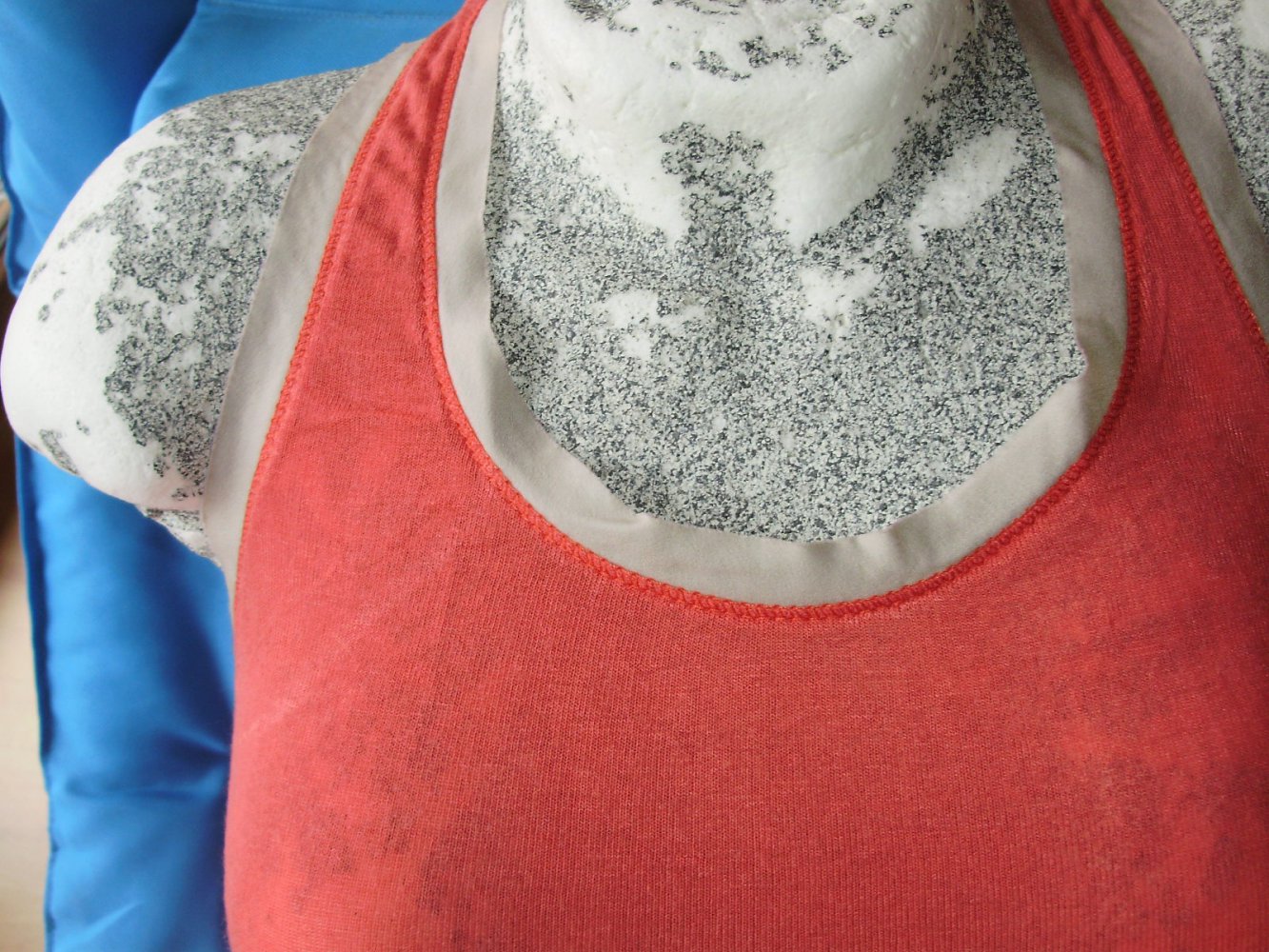 Tensione In Top Longtop hummer beigefarbene Einfassung M wie neu