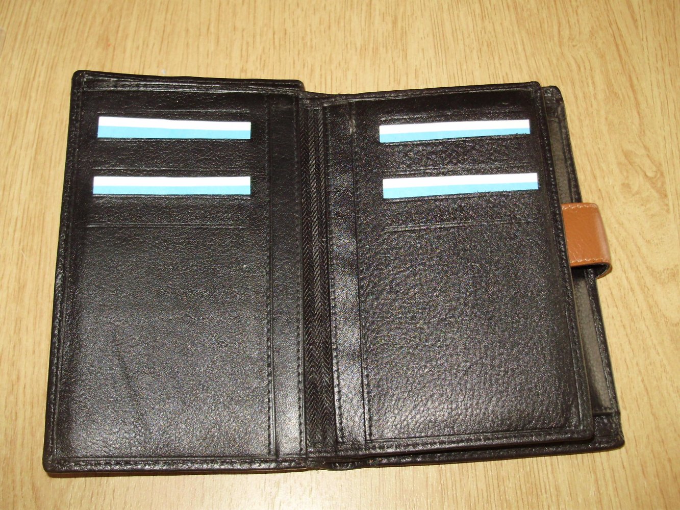 Echt Leder Geldbeutel schwarz braun NEU