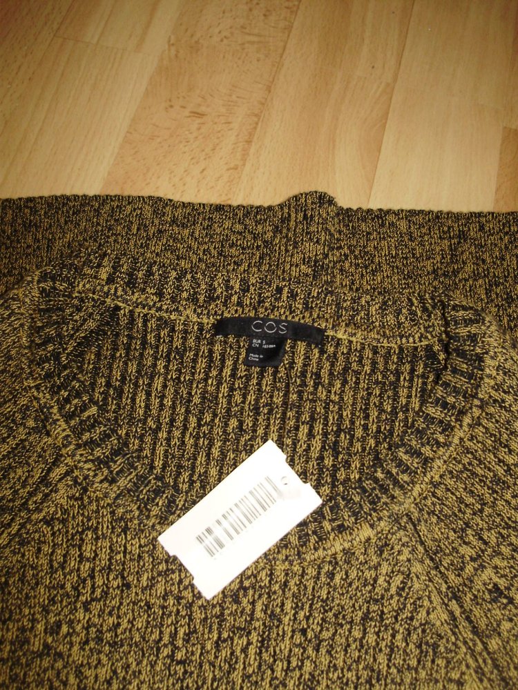 Cos Pullover braun meliert 3/4 Arme S NEU mit Etikett