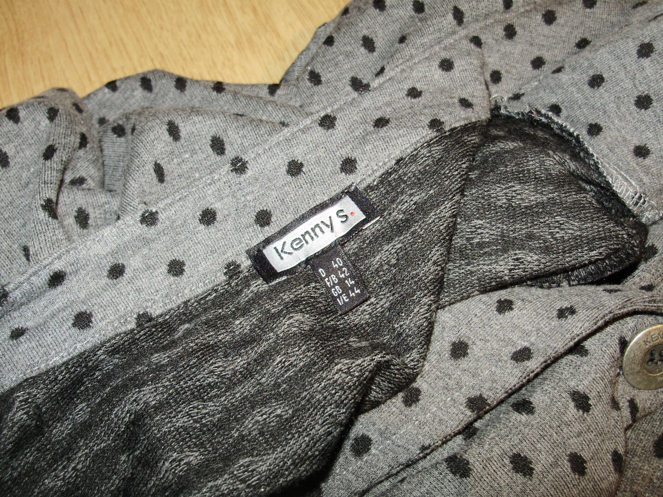 Kenny´s Blazer Jacke grau Dots Sweat Gr 40
