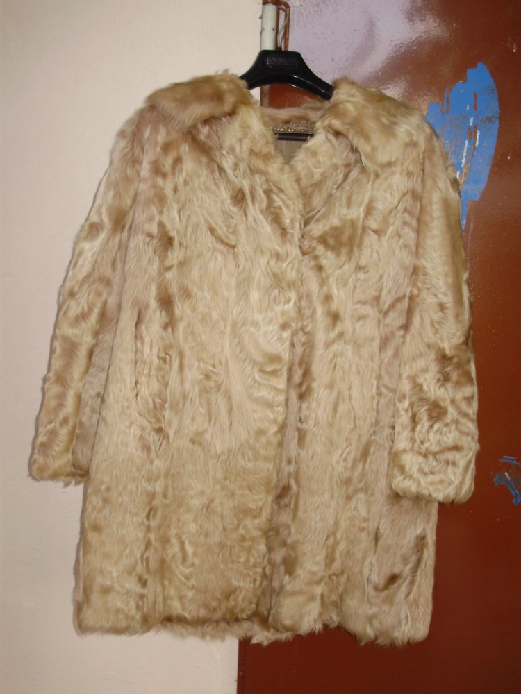 Fechner Mantel Nerz braun Gr S/ M passend