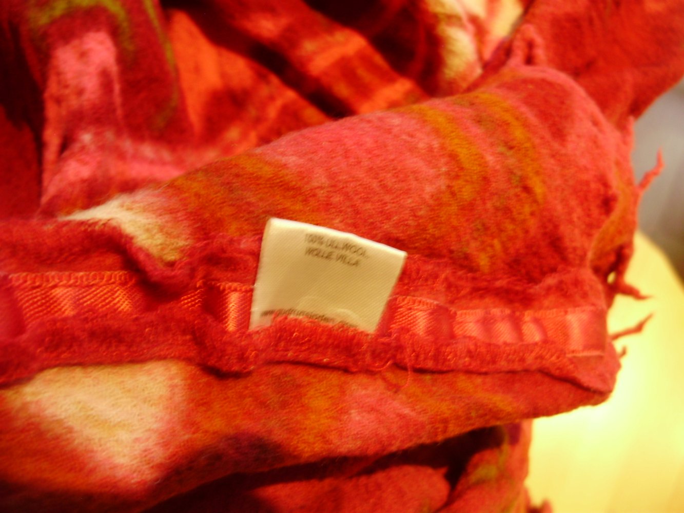 Gudrun Sjöden Jacke rot bunt 100% Wolle L wie Filz