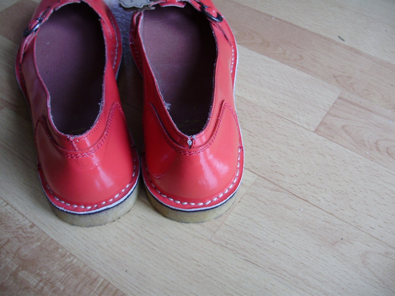 Kickers Ballerina rot Lackleder 41 NEU Etikett