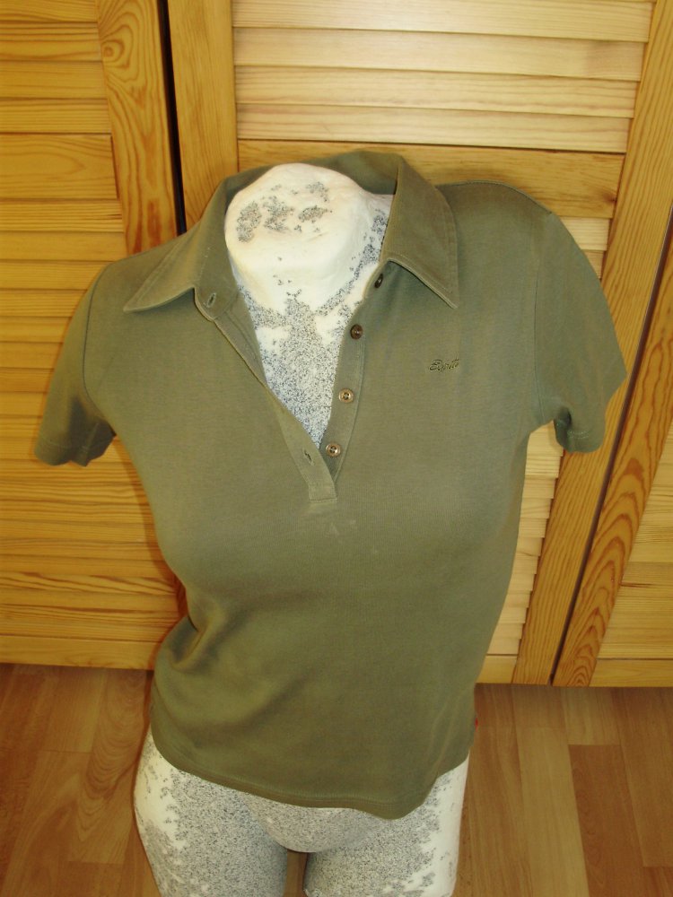 Esprit Poloshirt olivfarben XS