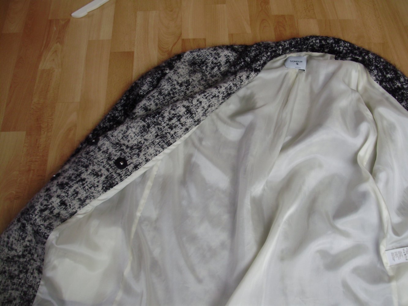 Dondup Mantel Mohair ausgefallen, edel Gr 46 wie neu
