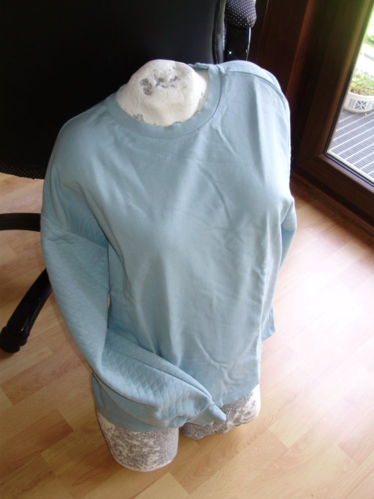 Colins Sweat türkis ausgefallen M