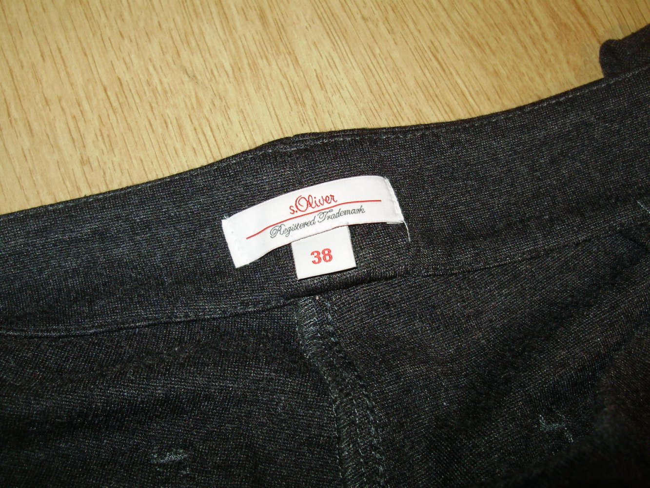 s.oliver Chino grau Stretch bequem 38