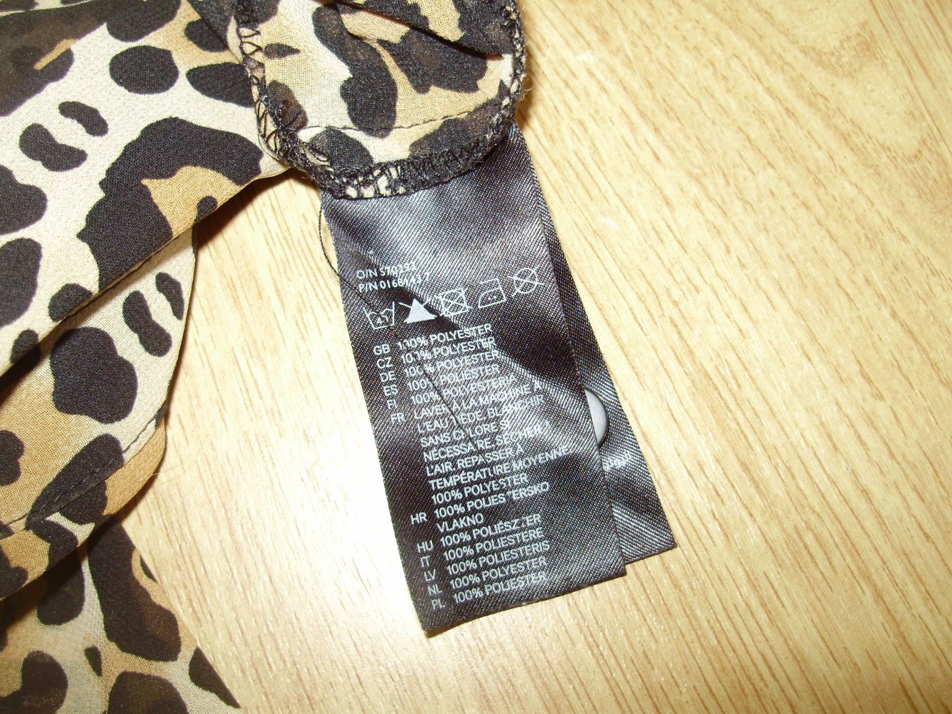 Leo Bluse braun S passend