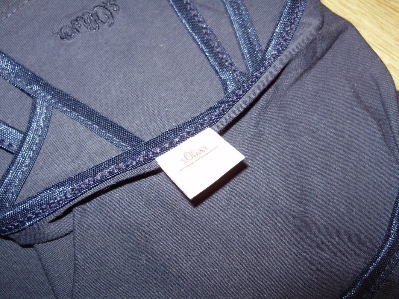 s. oliver Top Spaghetti dunkelblau 36