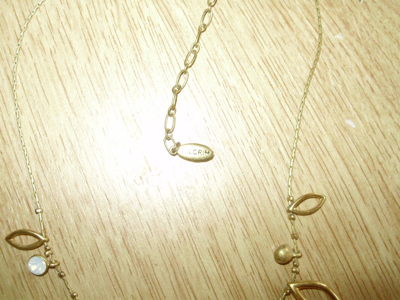 Pilgrim Kette golden Glitzersteine 46 cm