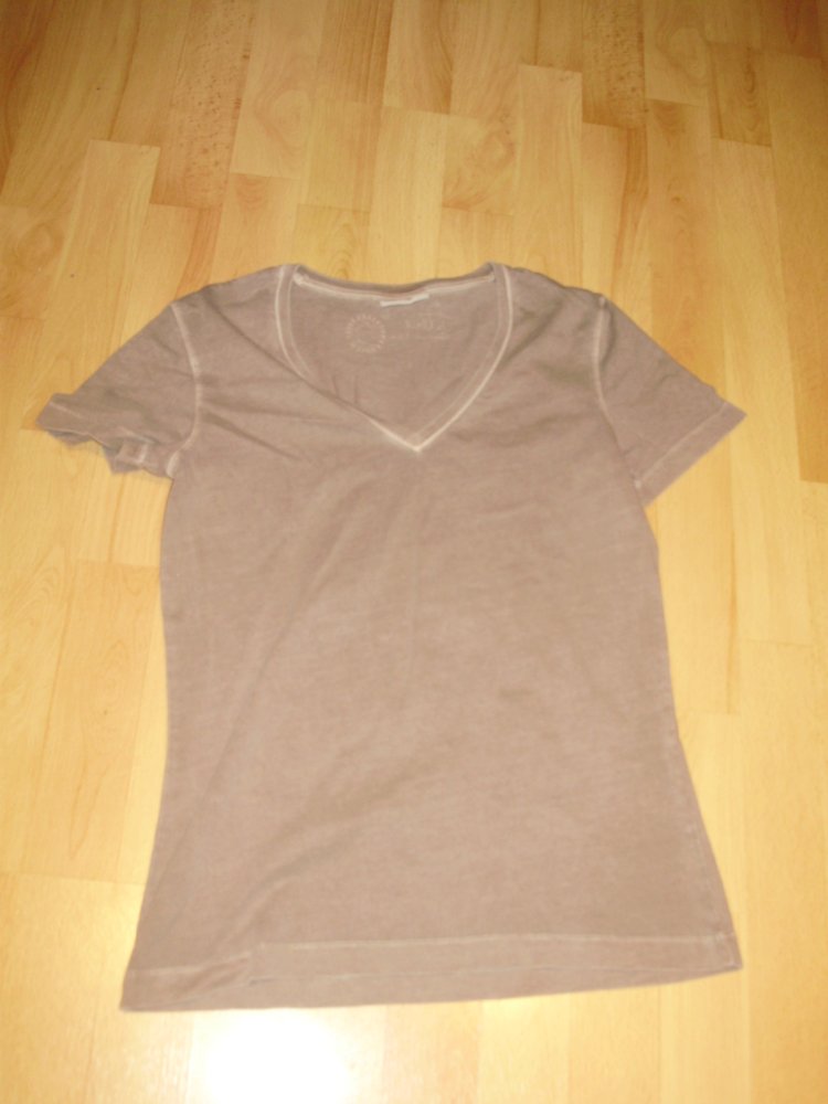Closed Shirt grau Vintage V-Ausschitt S