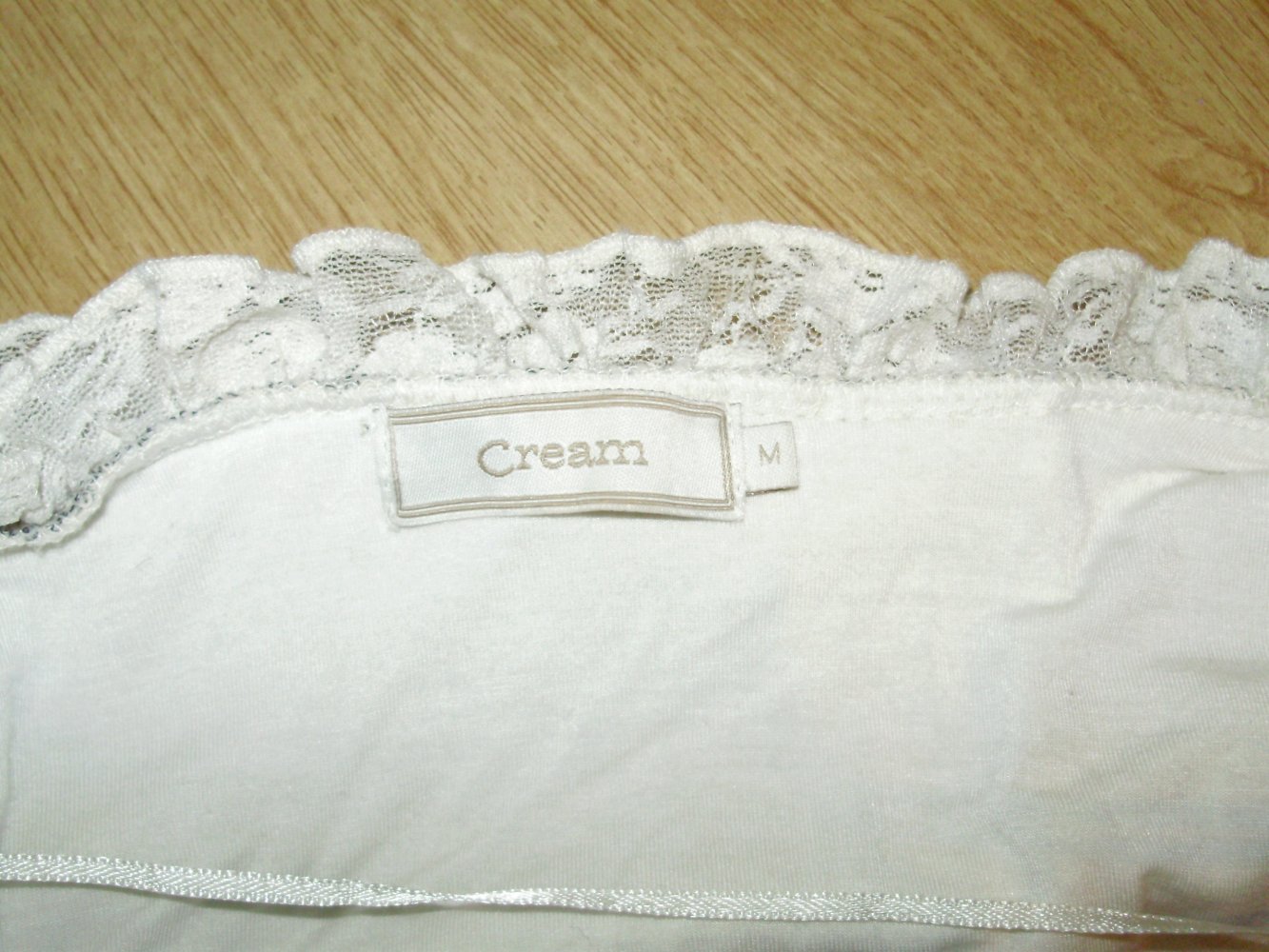 Cream Jacke grau beige Spitze romantisch Gr M