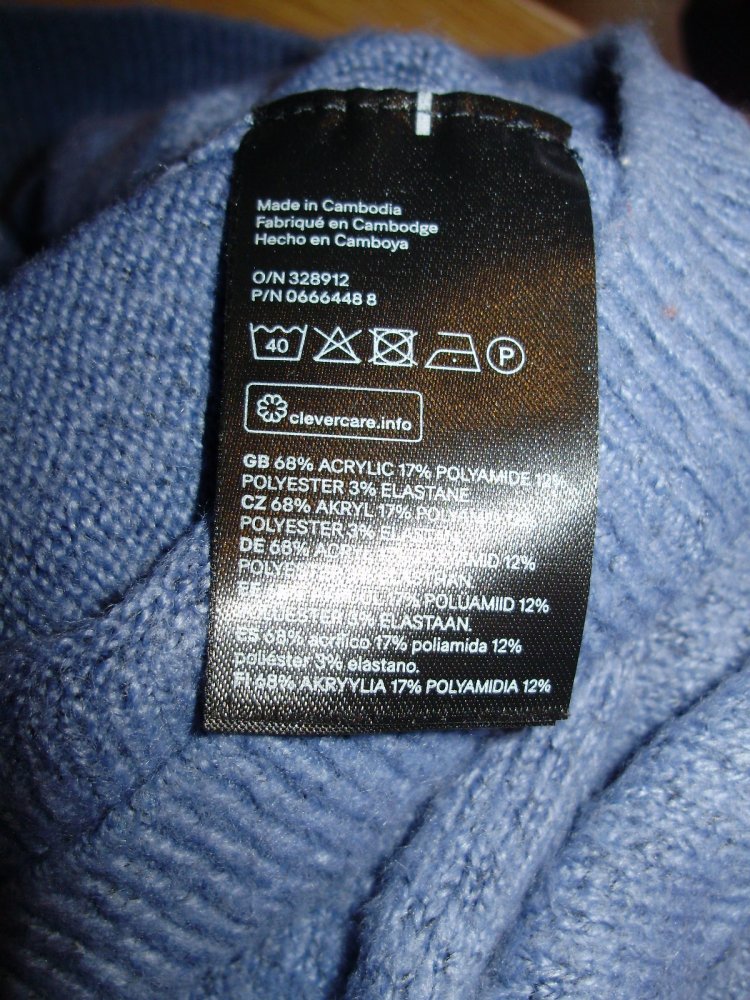H&M Pullover super kuschelig blau S