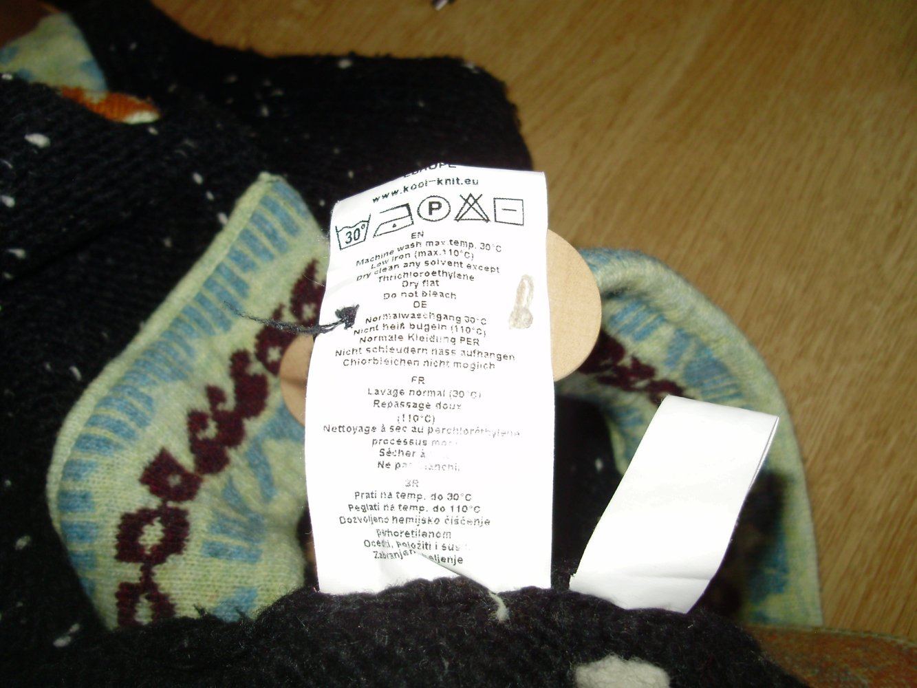 Kooi warmer Strickmantel Kapuze 44