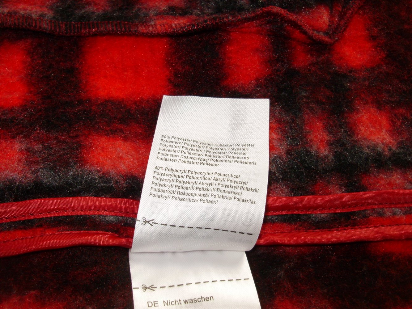 Street one Mantel Karos schwarz rot 34 = S