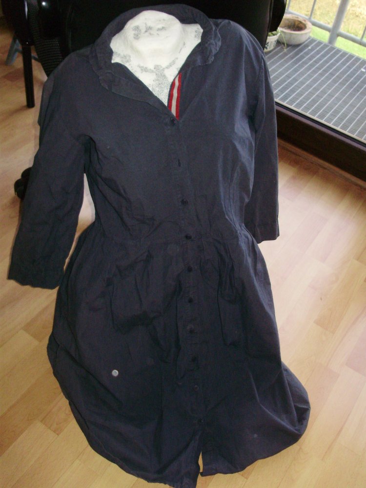another Hemdblusenkleid jeansblau Gr 42