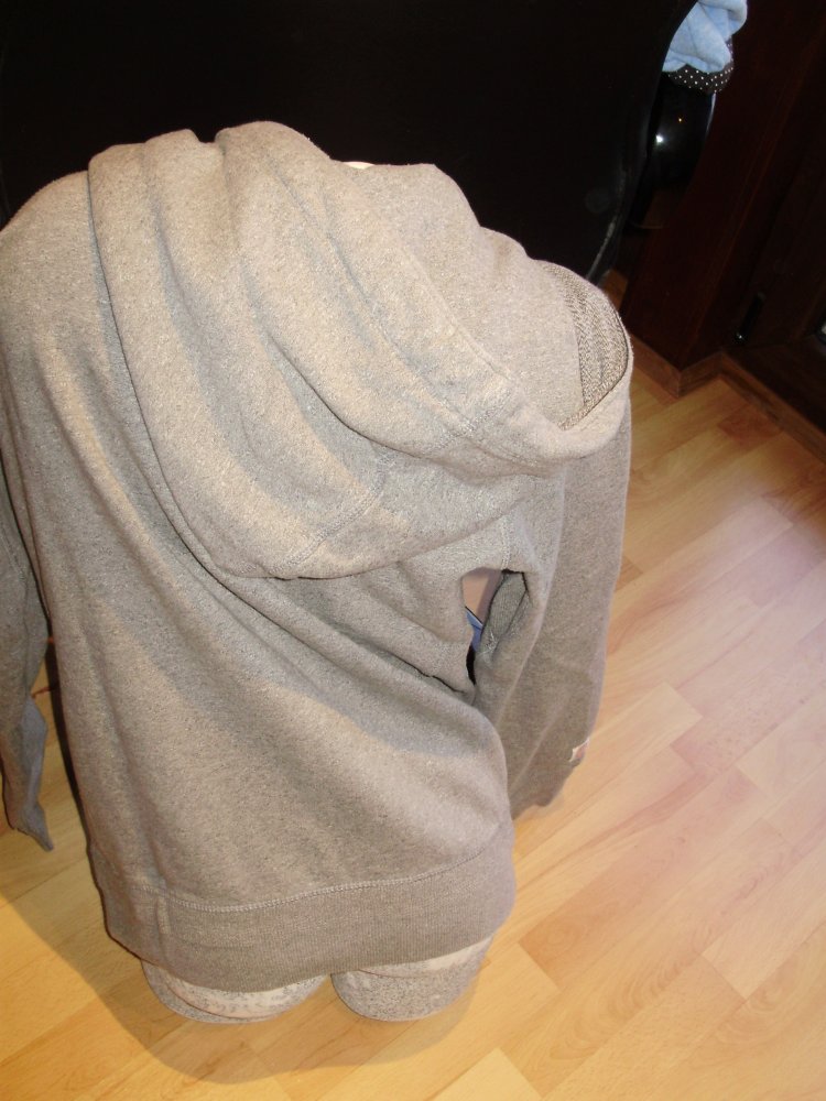 Superdry Sweatjacke grau warm L