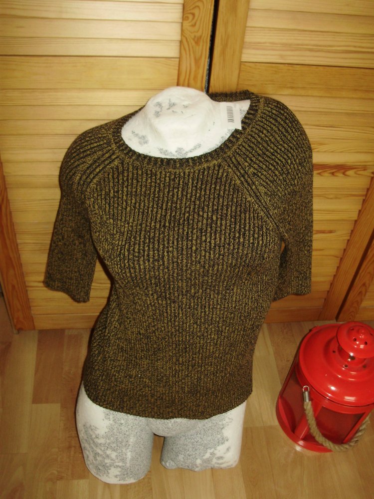 Cos Pullover braun meliert 3/4 Arme S NEU mit Etikett