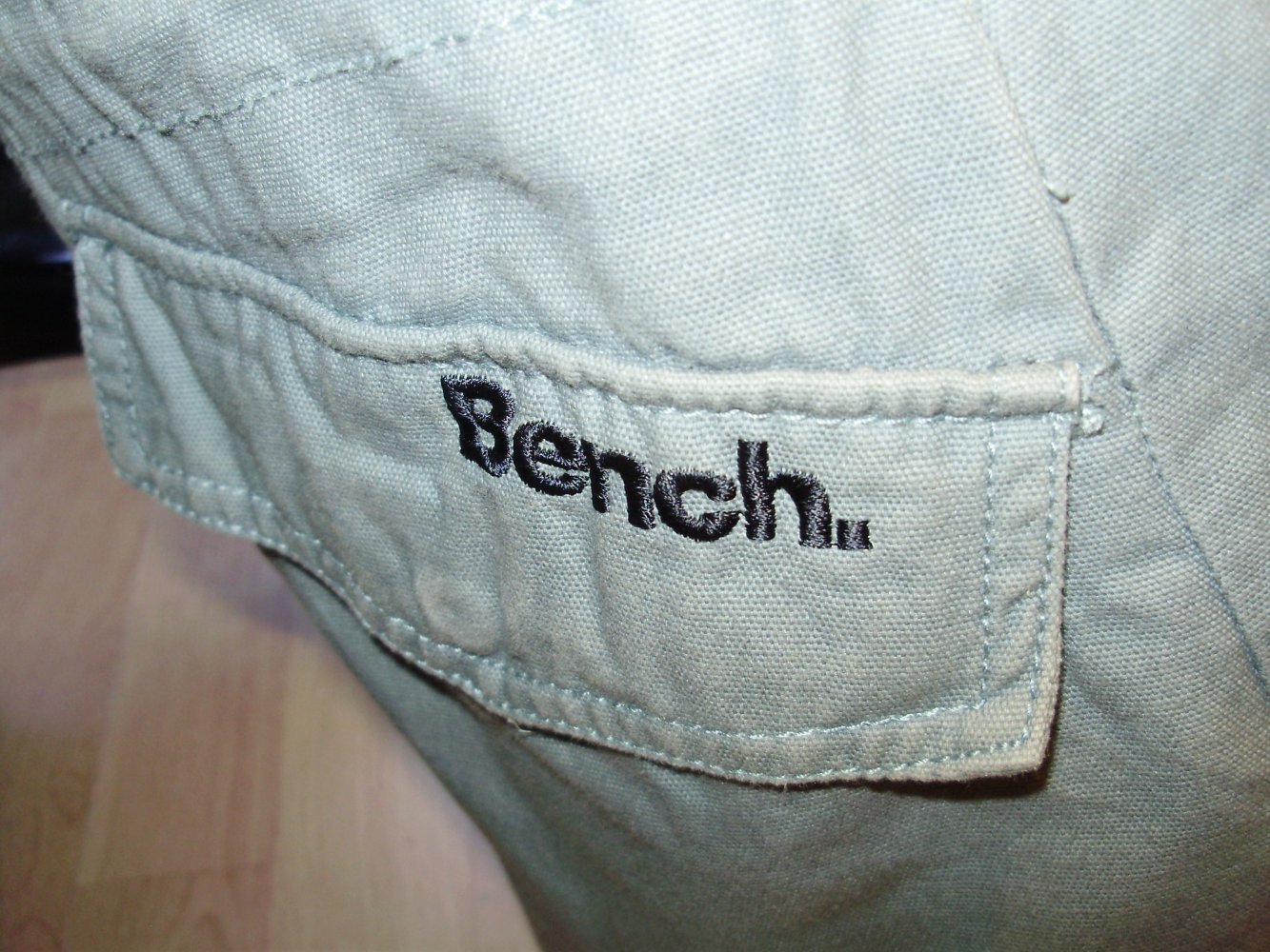 Bench Jacke salbei Baumwolle gefüttert M