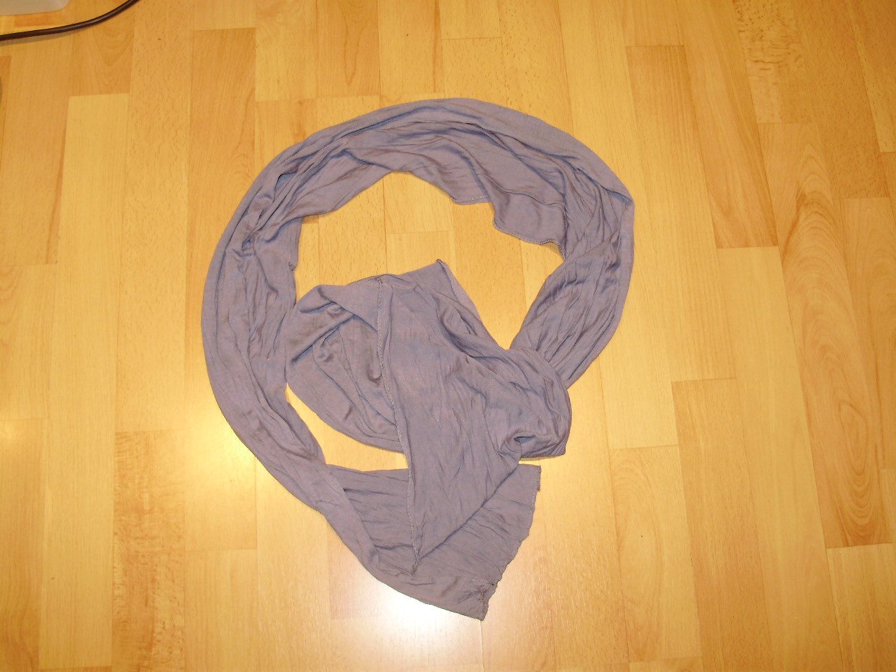 Schal blau Jersey sehr weich wie neu