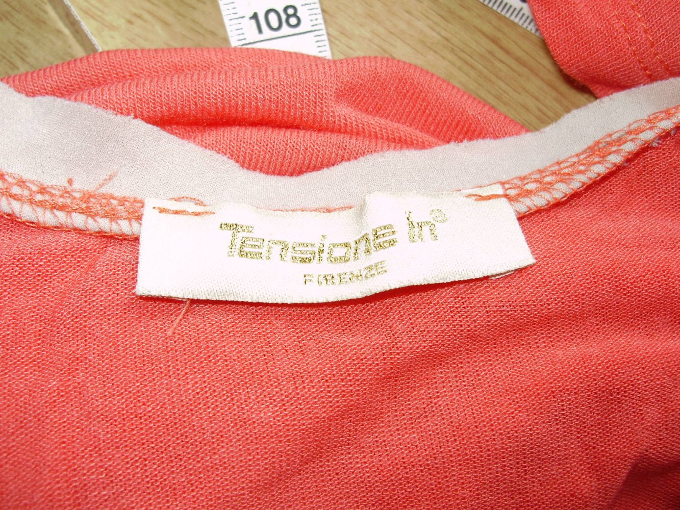 Tensione In Top Longtop hummer beigefarbene Einfassung M wie neu