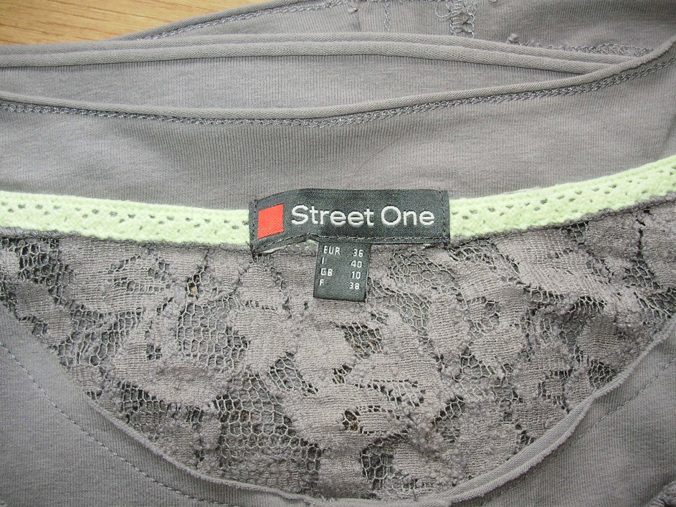 Street one Cardigan Spitze edel 36 NEU