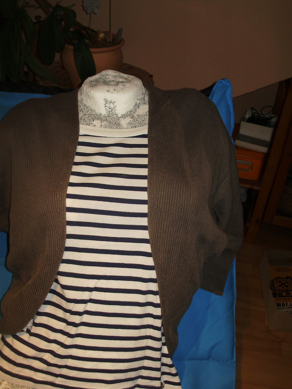 Public cardigan khaki S 100% Baumwolle