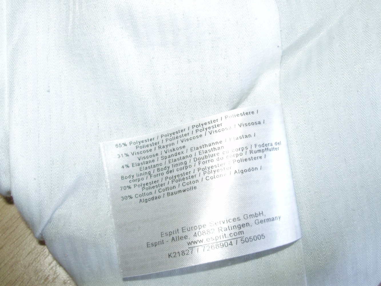 Esprit Weste schwarz edel gefüttert 34